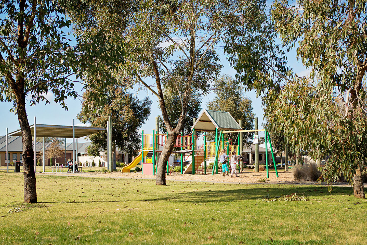 Play space at The Boulevard estate in Shepparton, designed by Spiire landscape architects.