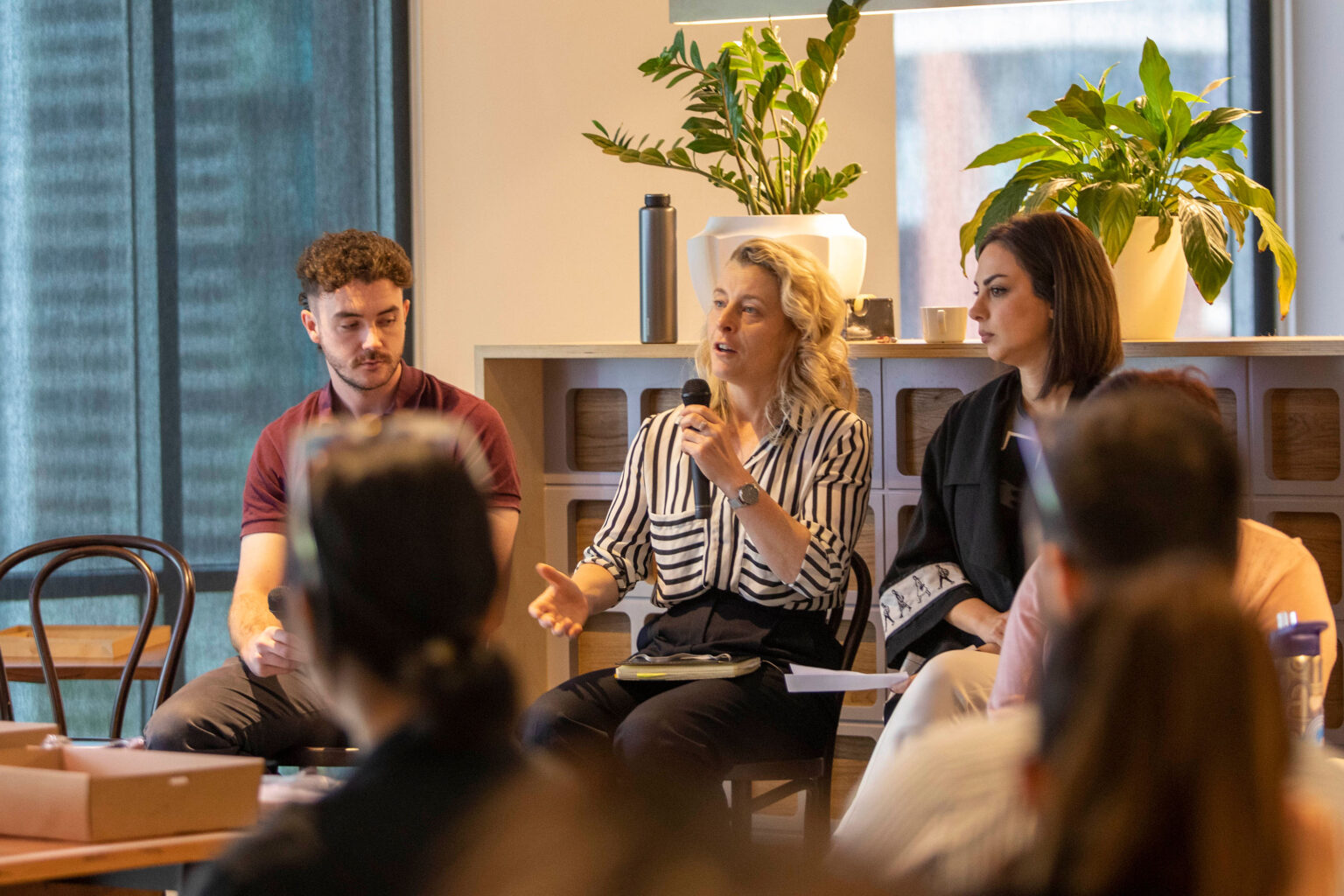 Kieran Ayres, Nadia Combe and Azin Emampour speak on Spiire's 2024 International Women's Day panel.