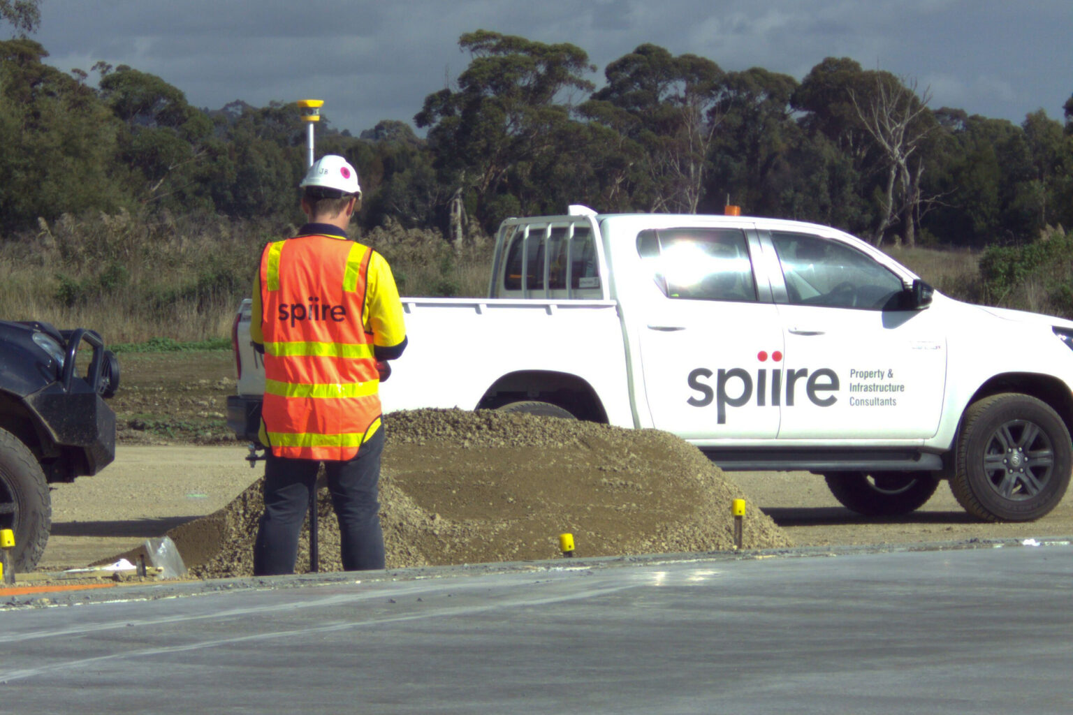 Gippsland surveyor Jared Brand on site at the facility in Lilydale.