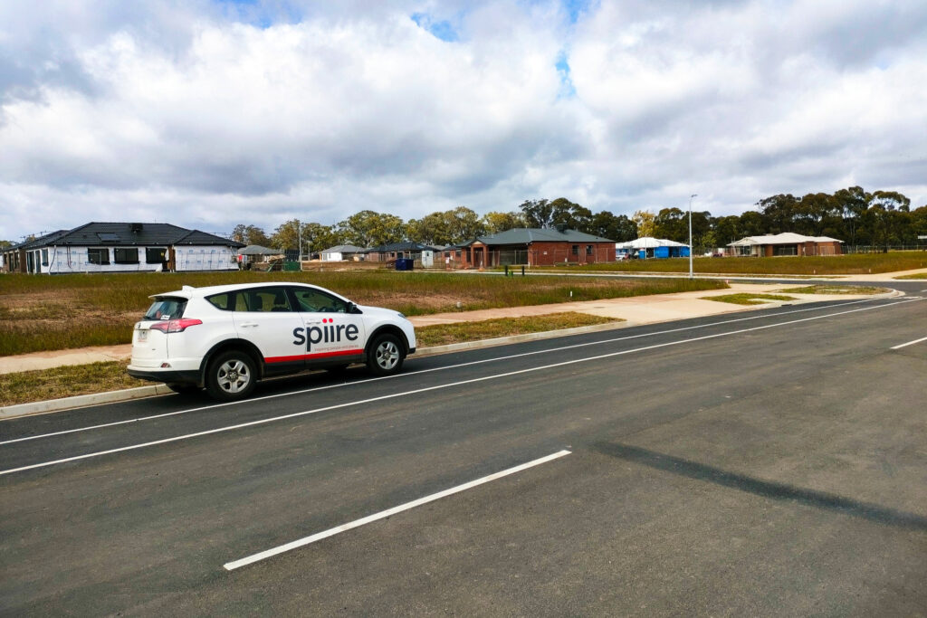 Spiire car at Provenance estate in Bendigo’s Huntly region.