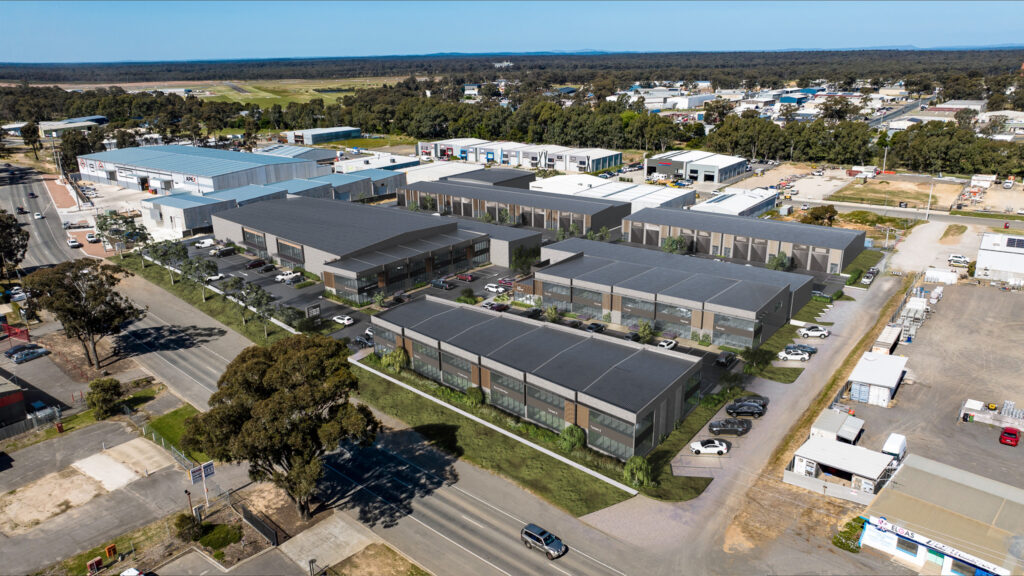 Artist's impression of Prime Business Park in East Bendigo. Supplied by Prime Urban Group.