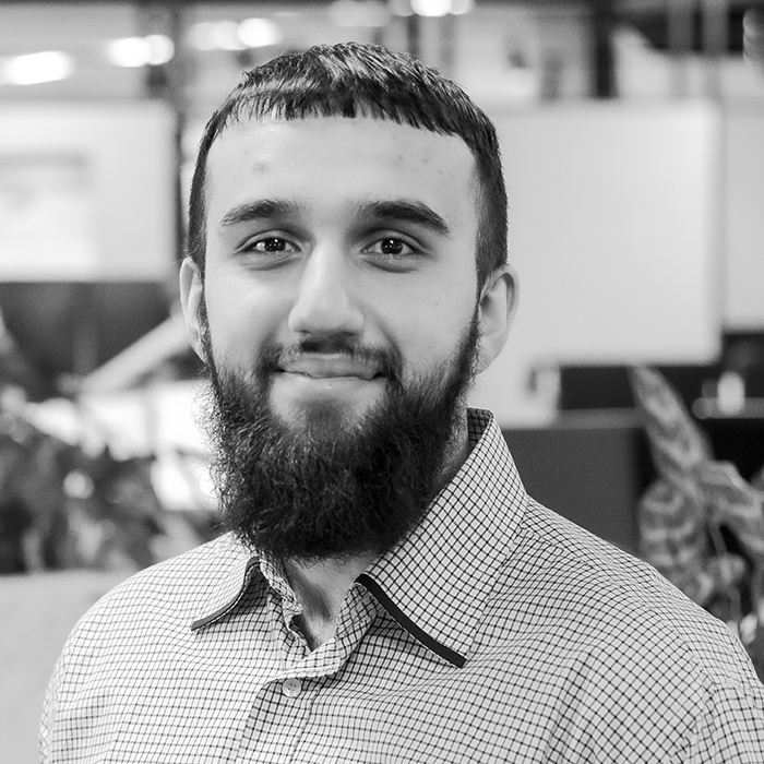 Melbourne graduate civil engineer Shaan Fazal.