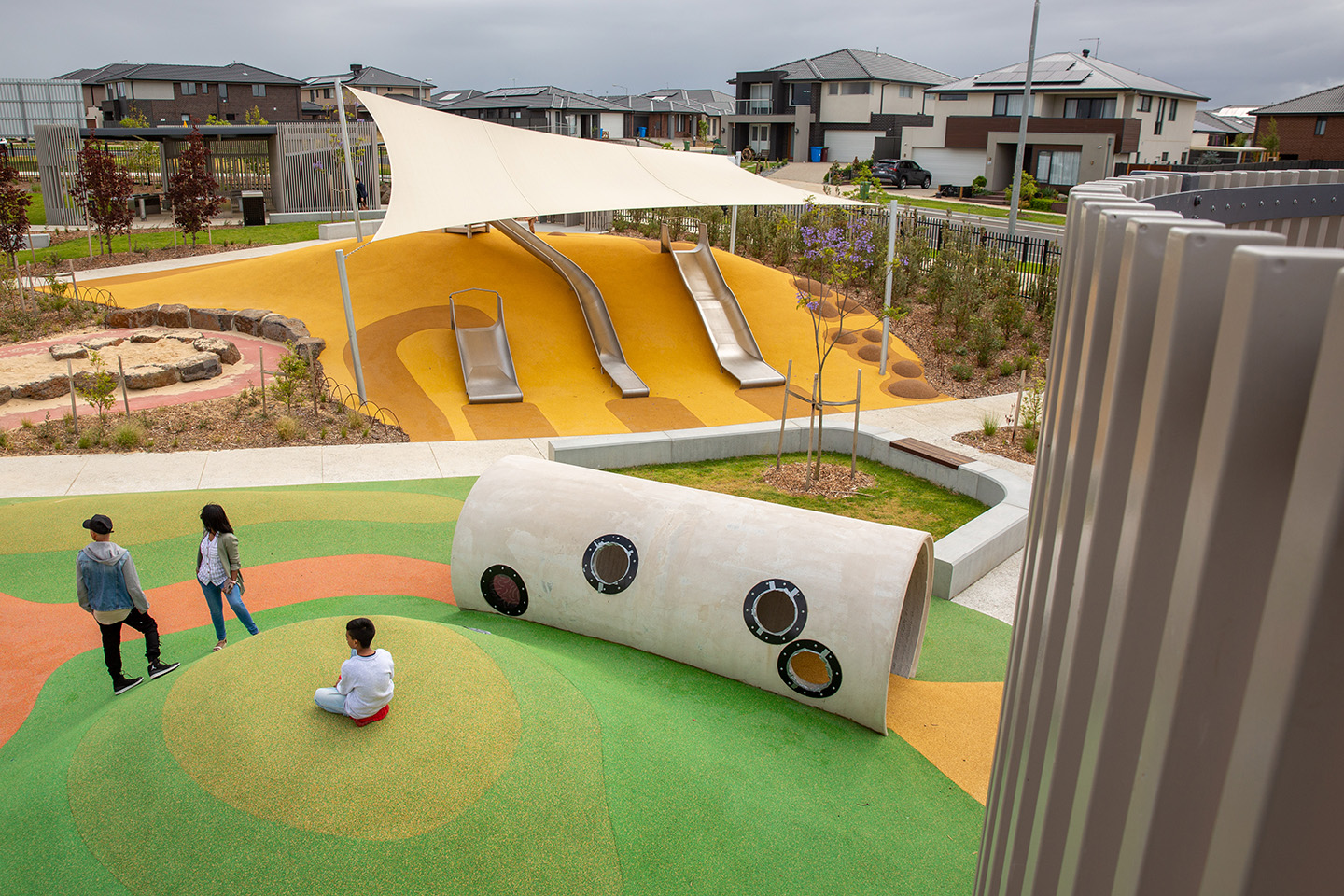 ASD Playspace at Edgebrook estate designed by Spiire landscape architects